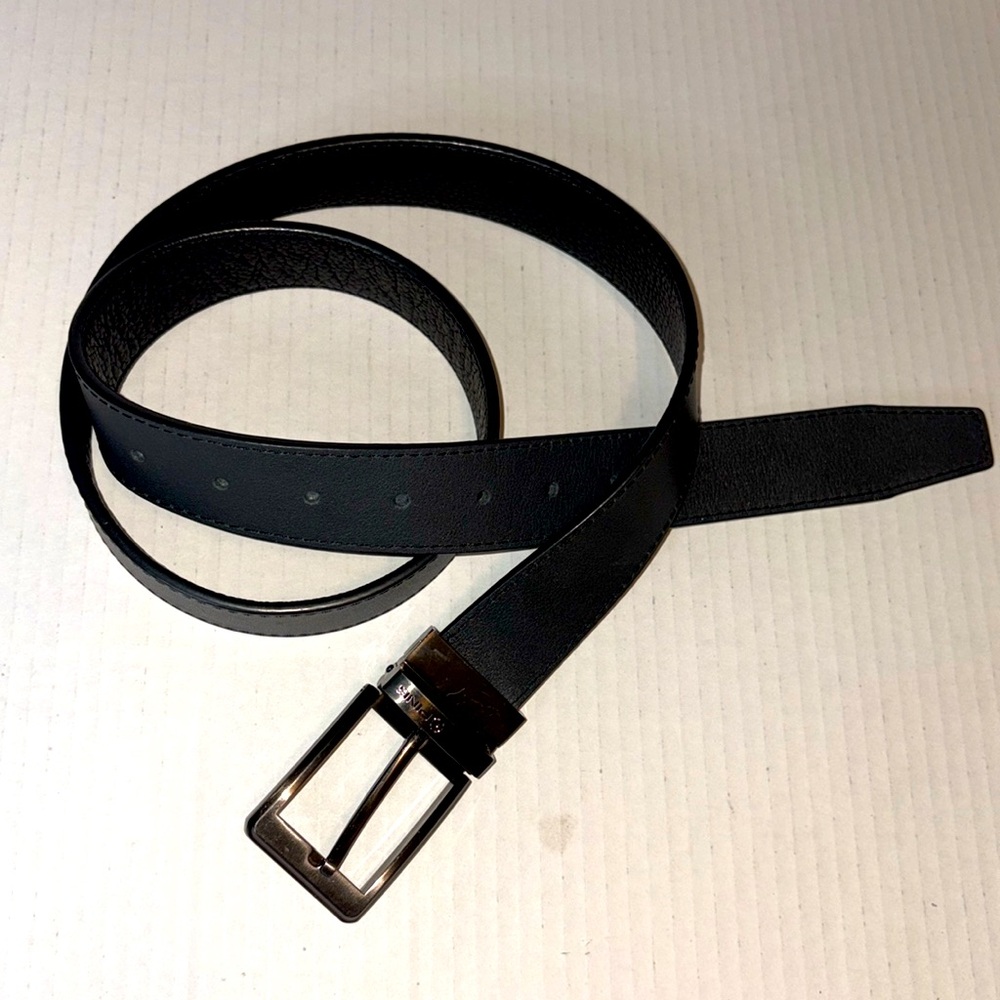 PING black leather belt 34-40